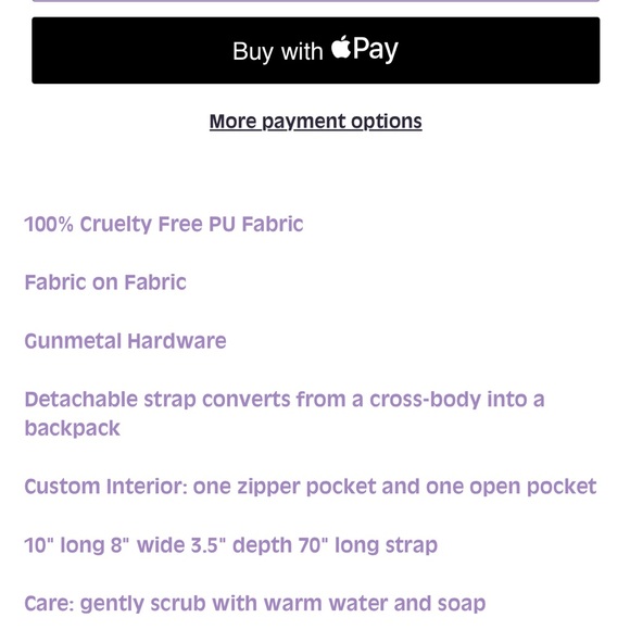 Backstitch Bruja Willow Mushroom bag (black variant) - Picture 9 of 9